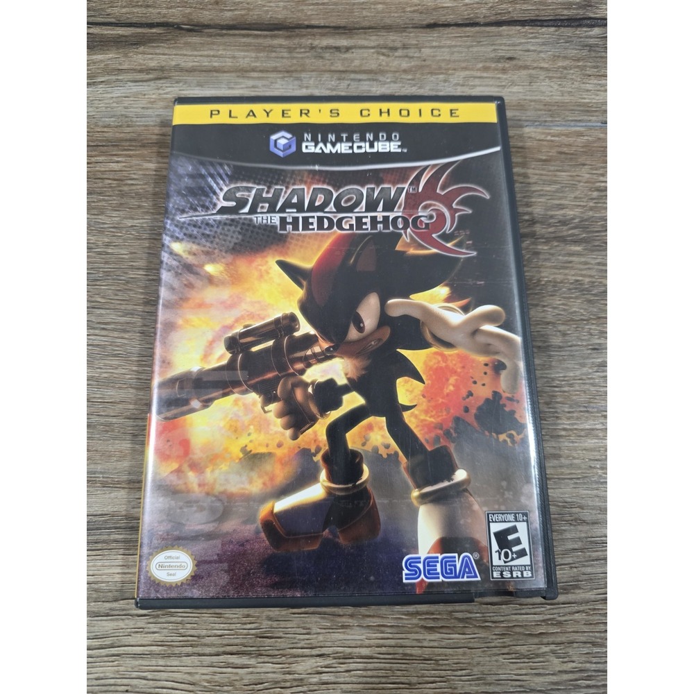 SEGA Shadow the Hedgehog Nintendo GameCube Manual Included E10+ NTSC-U/C